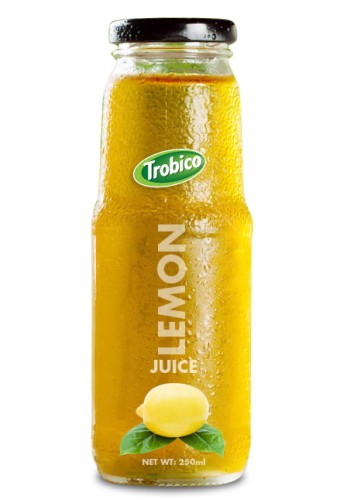 Trobico Lemom juice glass bottle 250ml